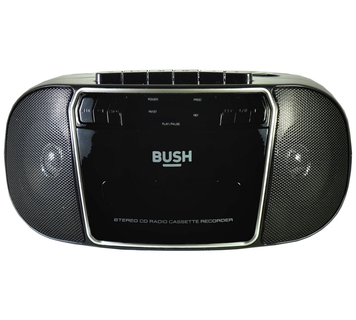 Bush KBB500 CD Radio Cassette Boombox - Black/Silver: Amazon